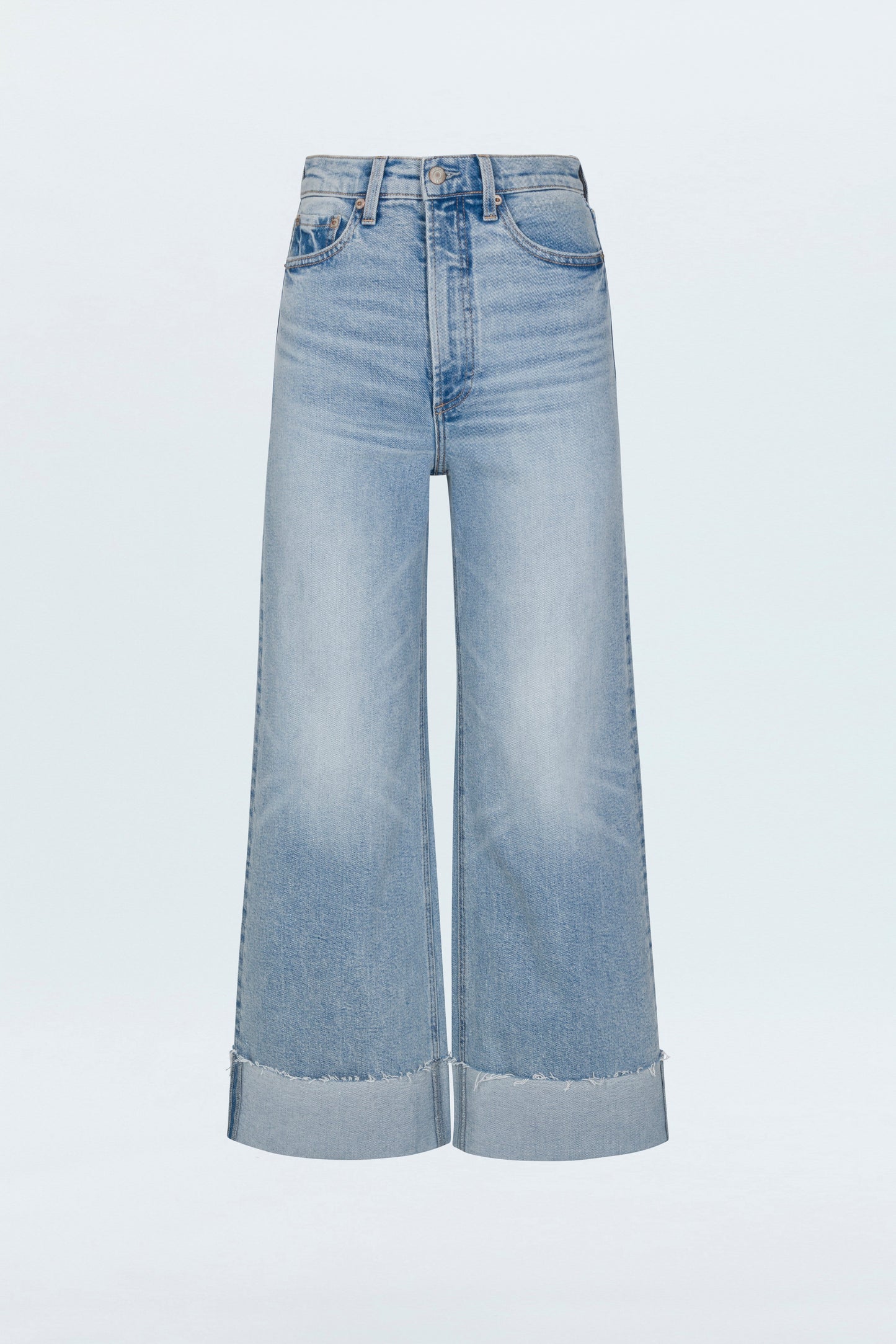 PETITE Lana High Rise Ultra Wide Jean - Snowcat