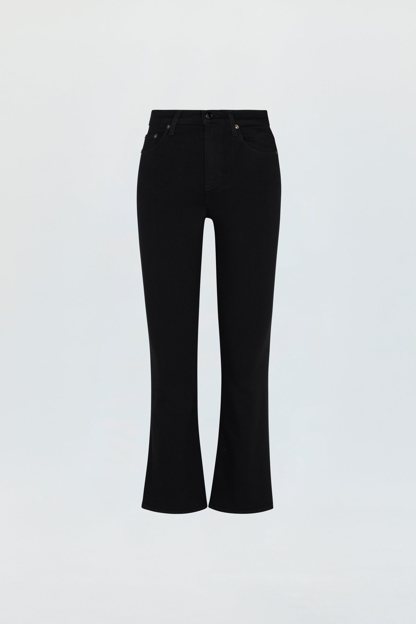 Lennon High Rise Boot Jean - Noir