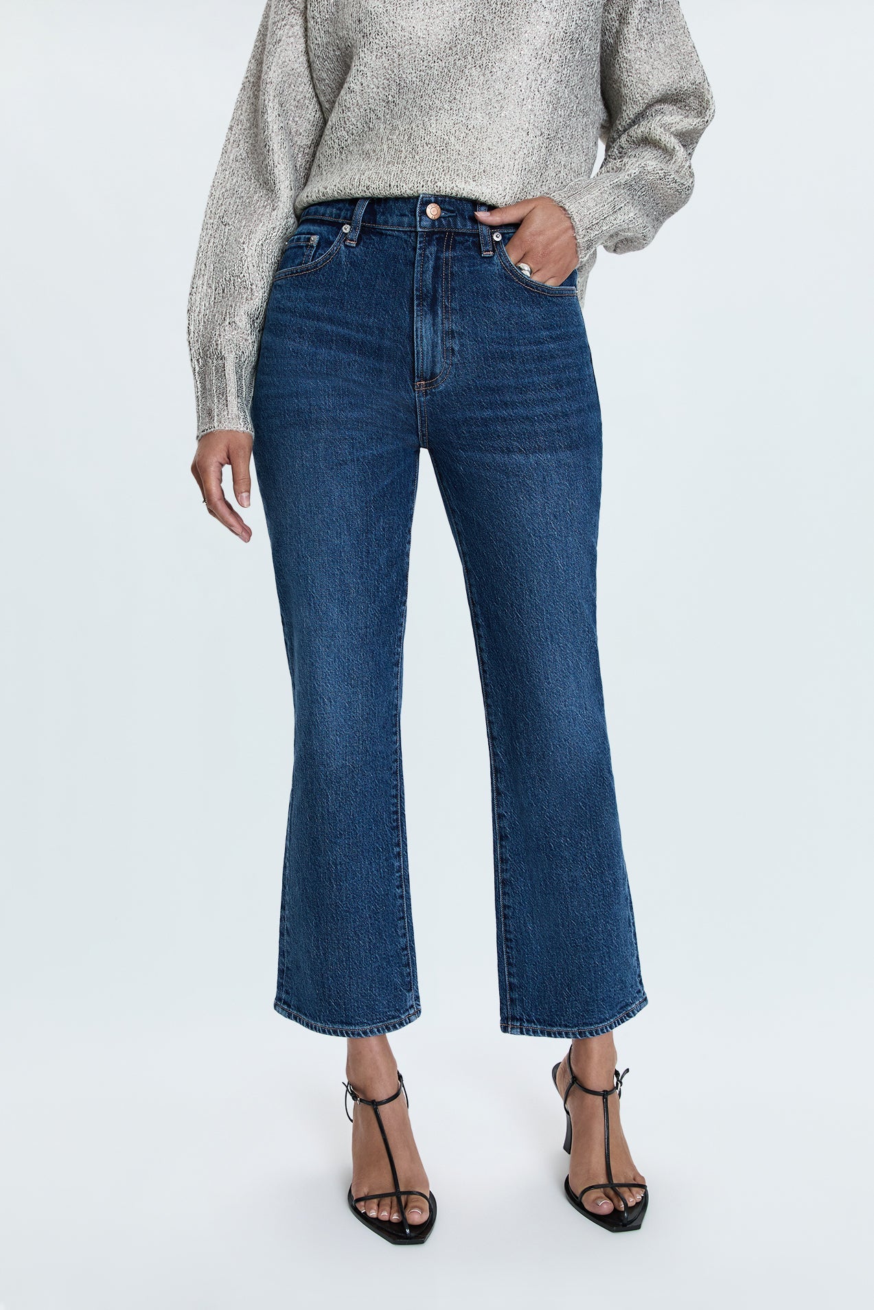 Ally High Rise Ankle Boot Jean - Victory