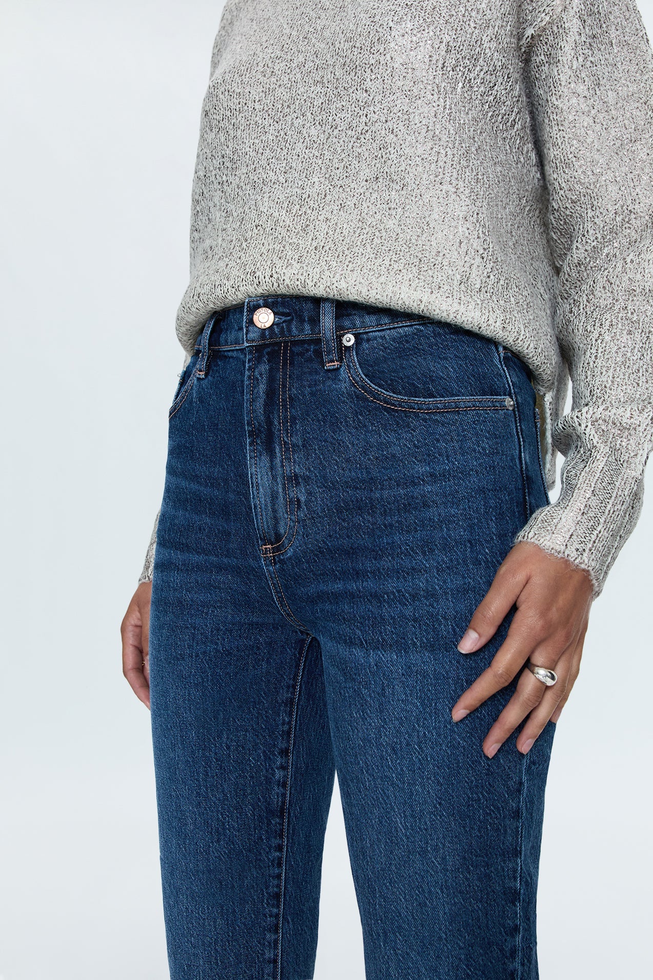 Ally High Rise Ankle Boot Jean - Victory