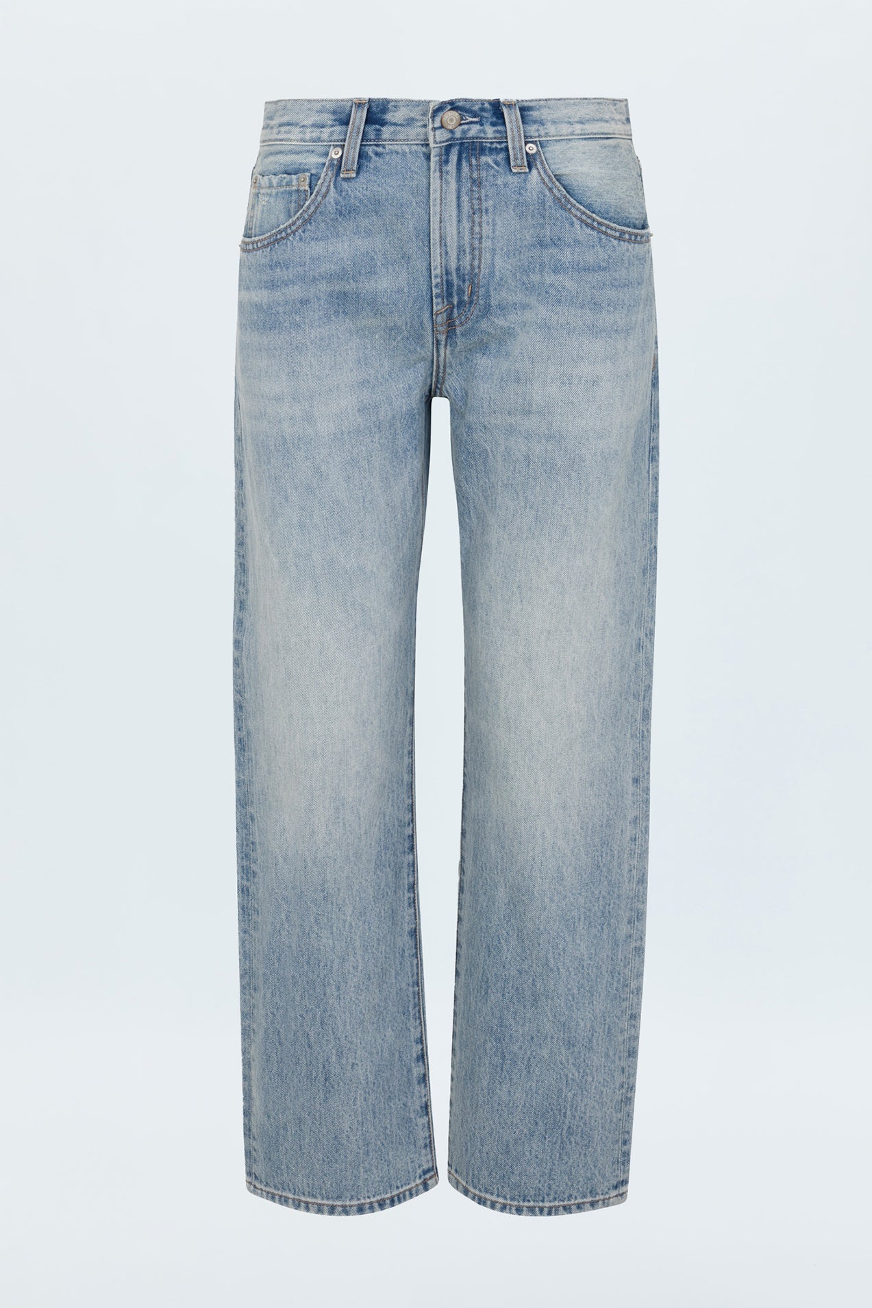 PETITE Lexi Mid Rise Bowed Straight Jean - Bowie