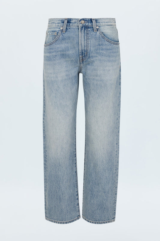 PETITE Lexi Mid Rise Bowed Straight Jean - Bowie