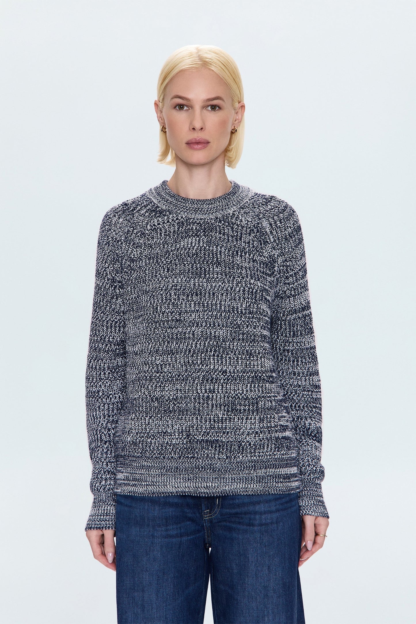 Edie Sweater - Navy Marl