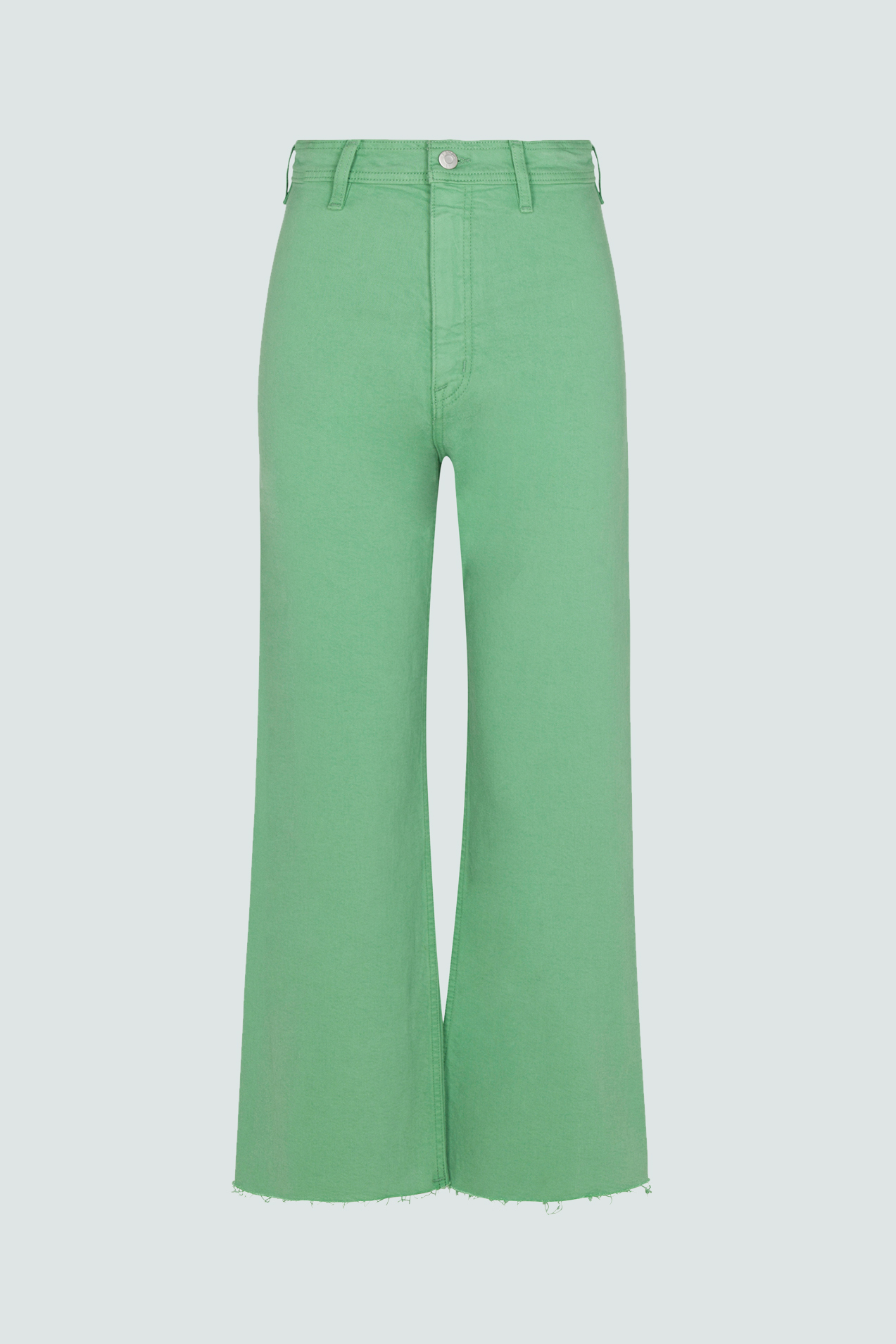 Penny High Rise Wide Leg Crop Jean -  Avocado