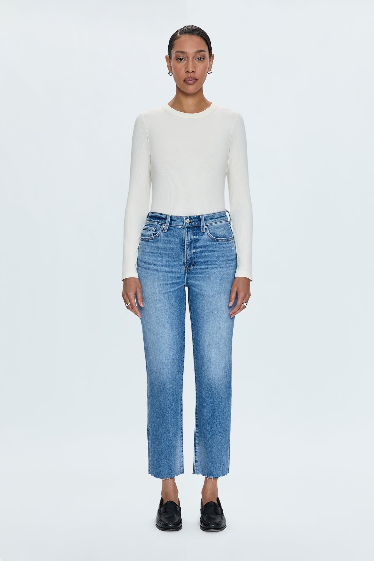 Charlie High Rise Classic Straight Jean - Rhythm Vintage