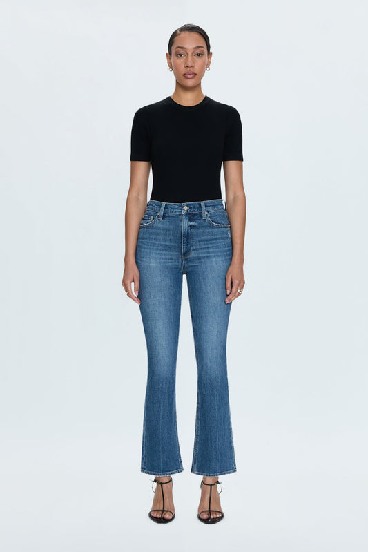 Krista High Rise Slim Boot Jean - Lights