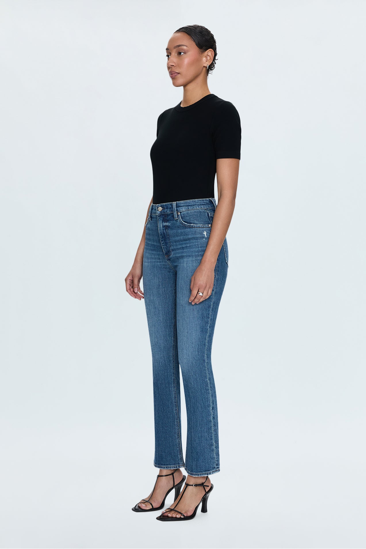 Krista High Rise Slim Boot Jean - Lights