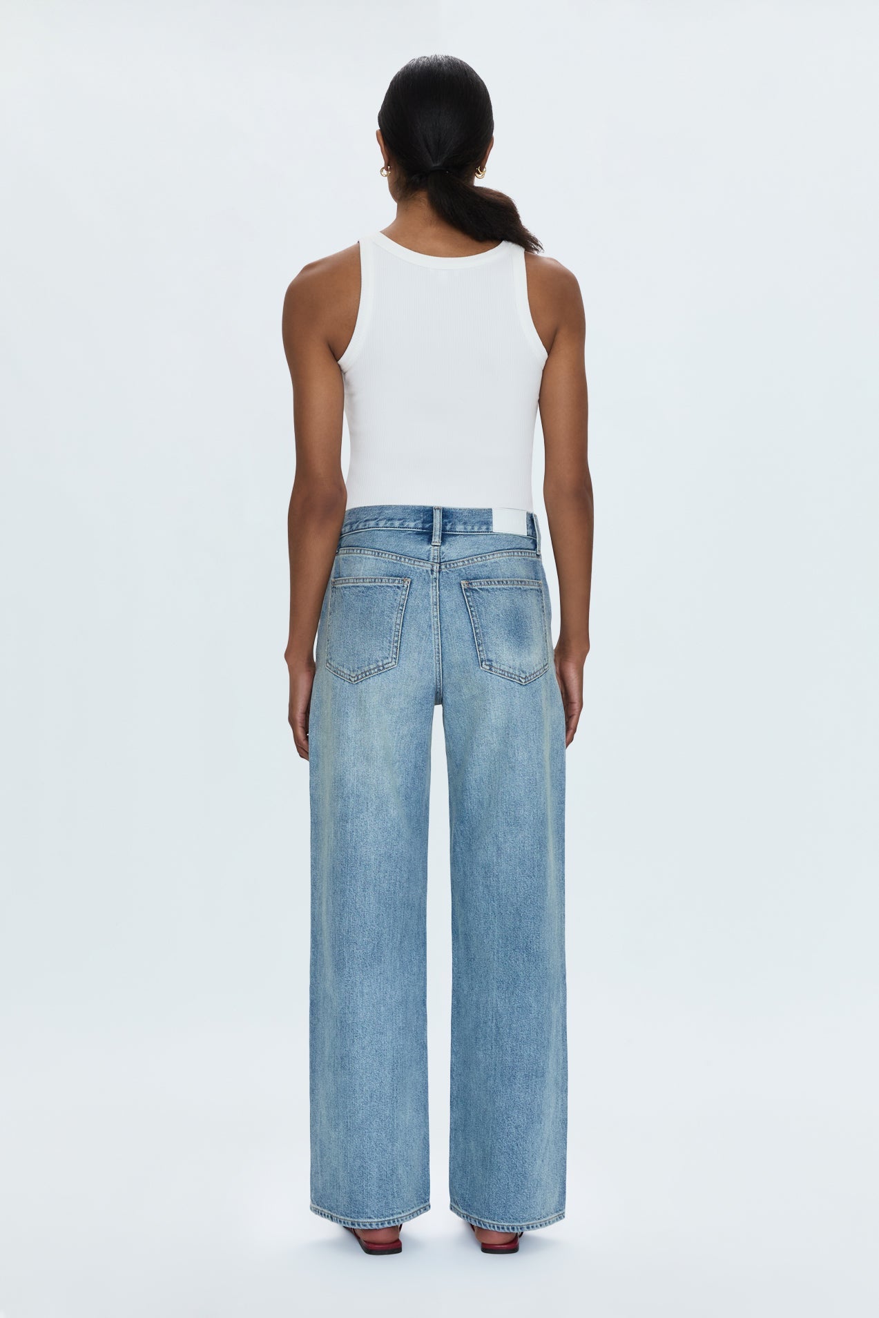 Hendrix High Rise Baggy Jean - Apprentice Distressed