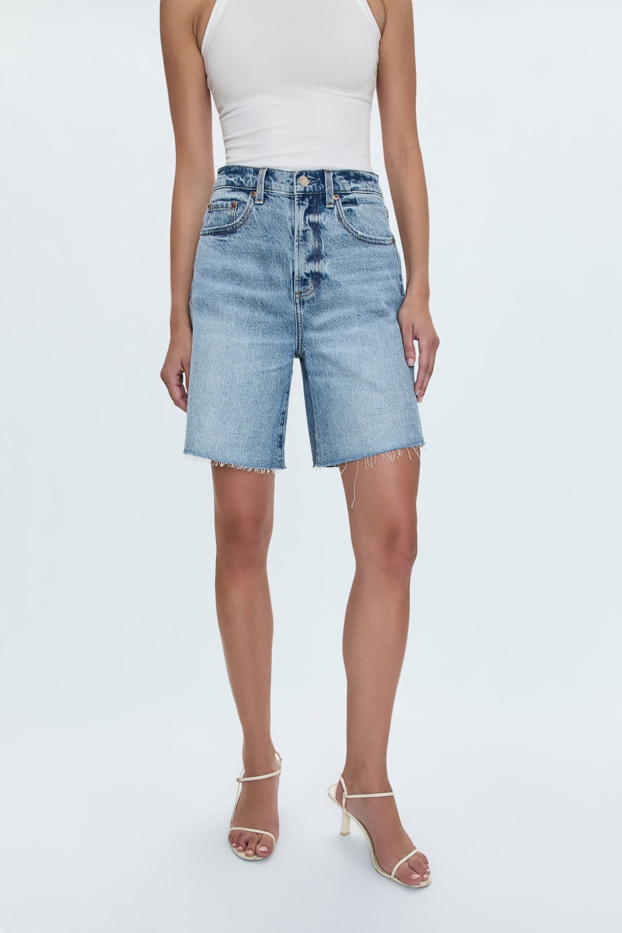 Kaylee High Rise Pinched Loose Short - Boulder