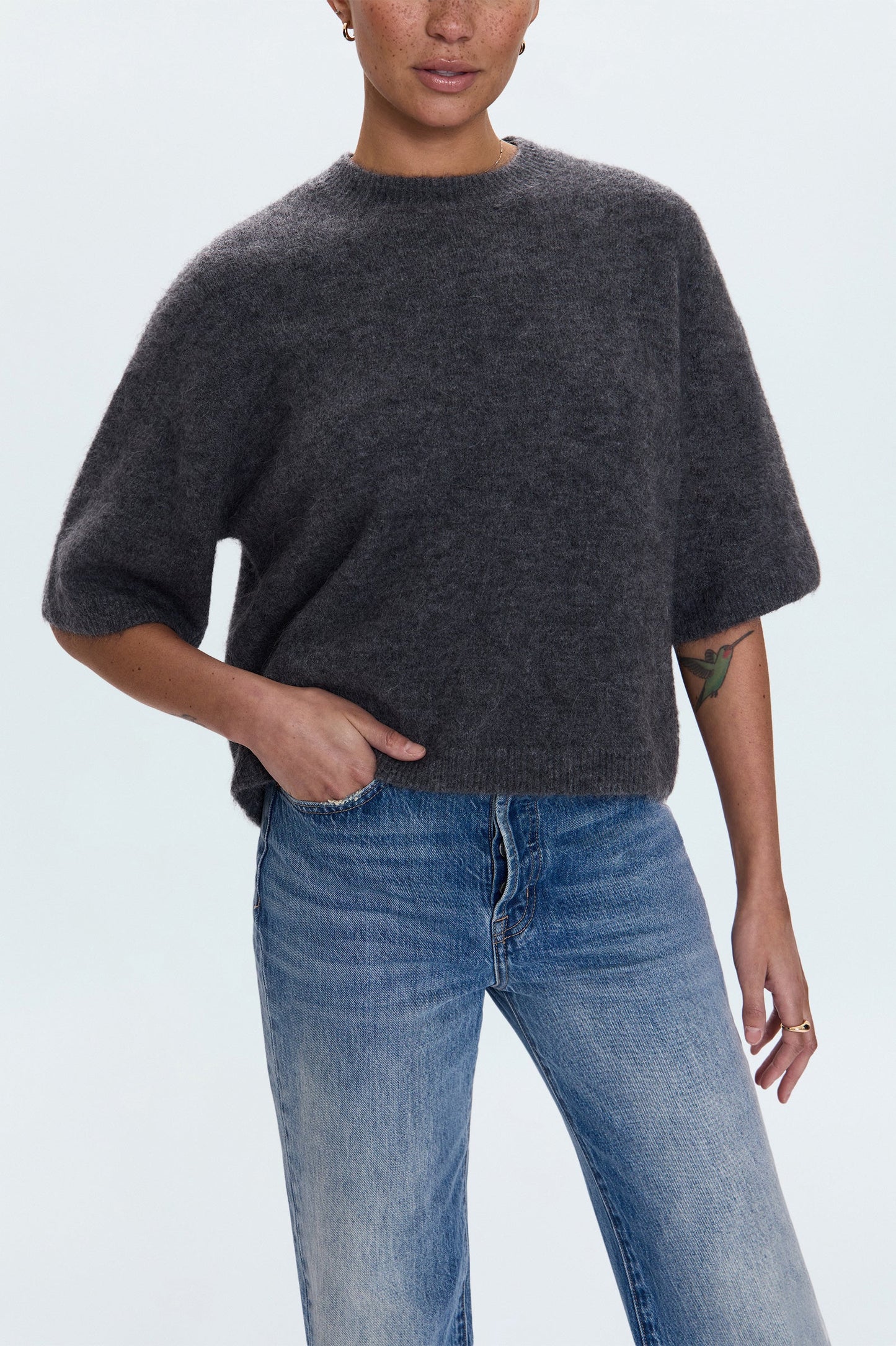 Shiloh Sweater - Heather Charcoal