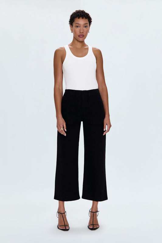 Sophia Wide Leg Pant - Black