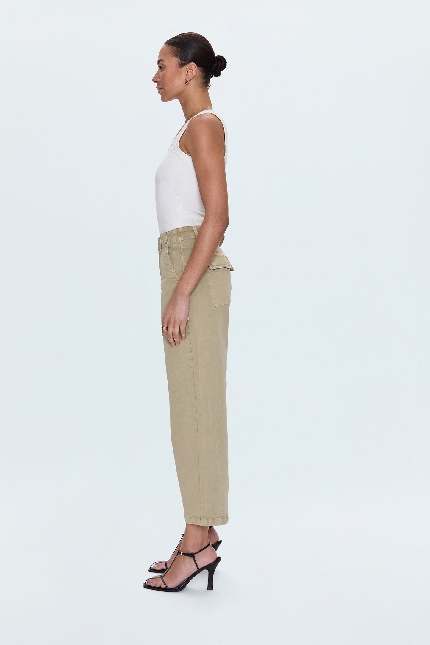 Sophia Wide Leg Pant - Artichoke