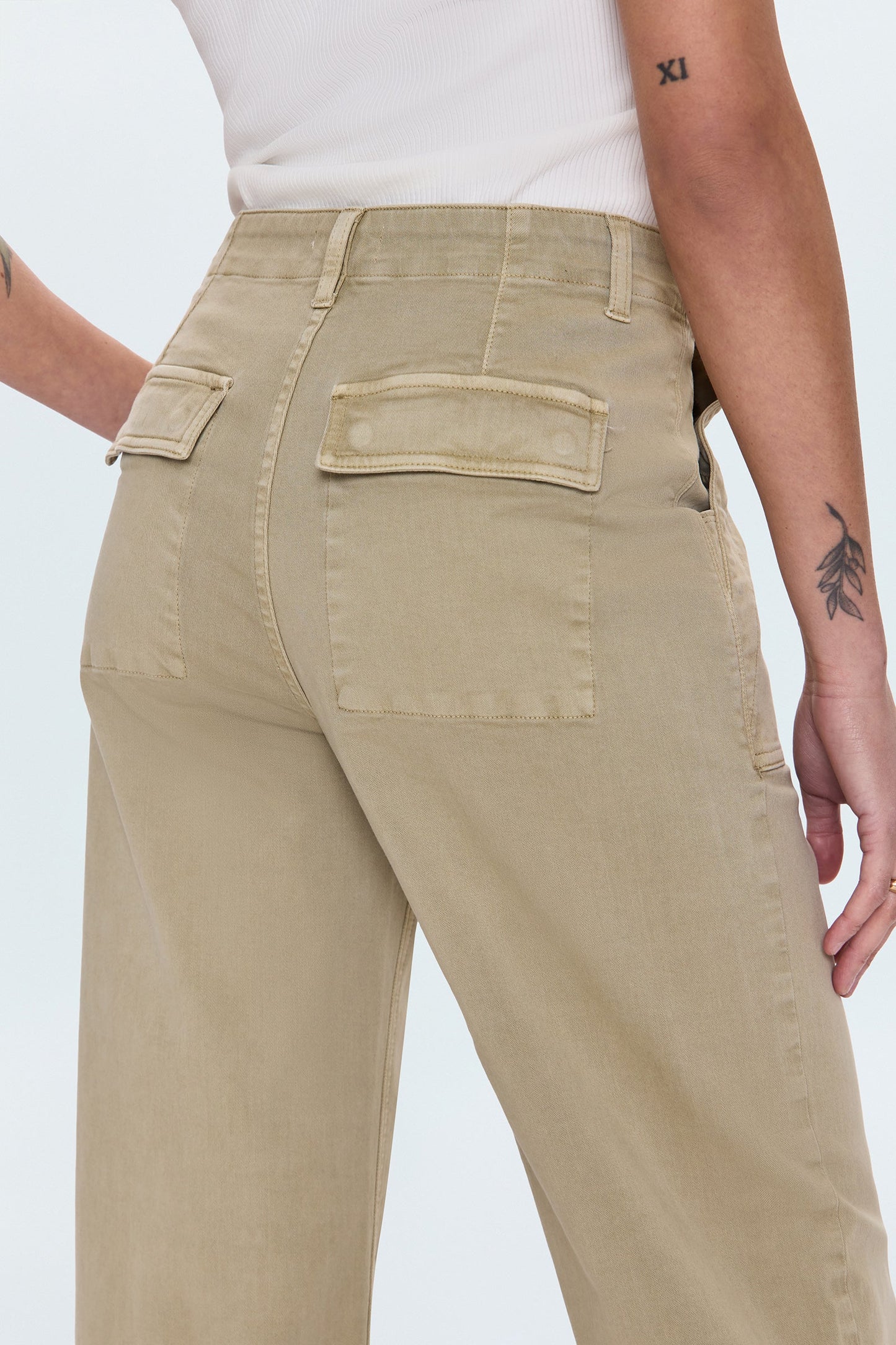 Sophia Wide Leg Pant - Artichoke
