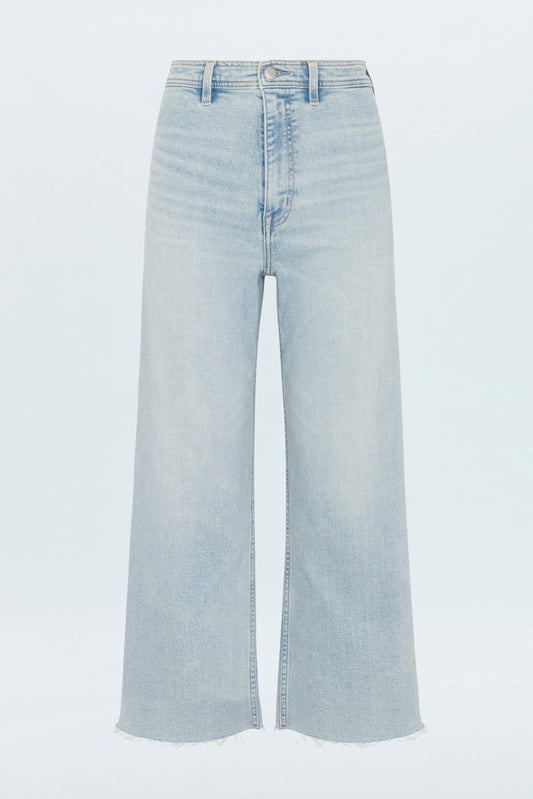 PETITE Penny Crop High Rise Wide Leg Jean - Collective