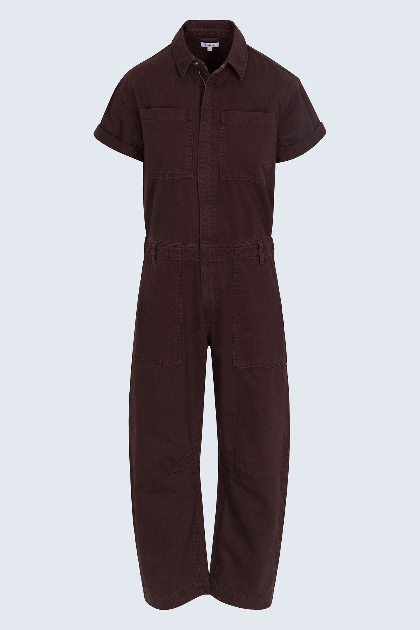 Cruz Barrel Leg Jumpsuit- Mocha