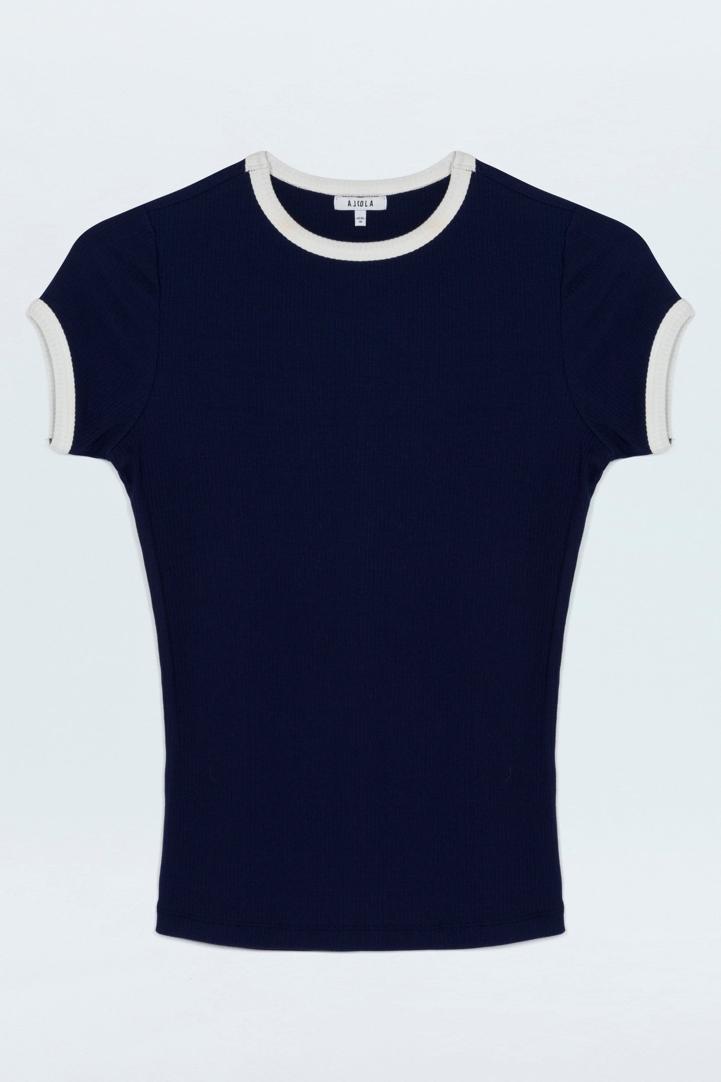 Renee Baby Ringer Tee - Maritime and White