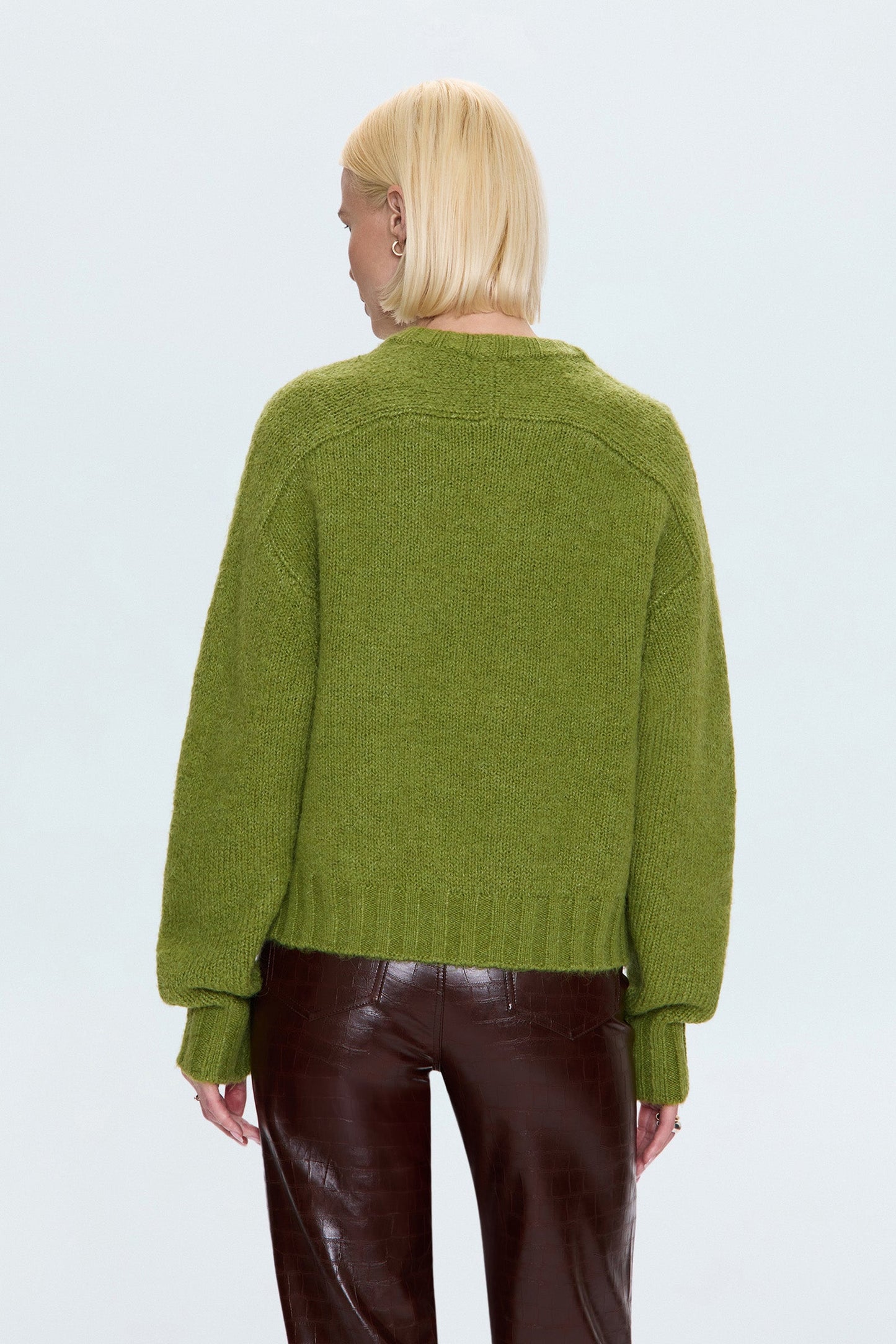 Adina Sweater - Pea Green